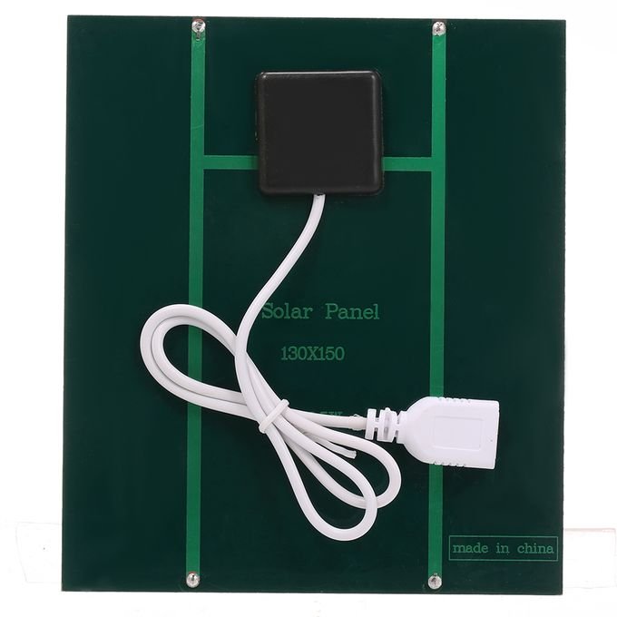 Sunfield Custom Epoxy 2.5W 3W 5.5V 5V 600mA Monocrystalline Cell Mini Small PET DIY Solar Panel Charger With USB Port Compact