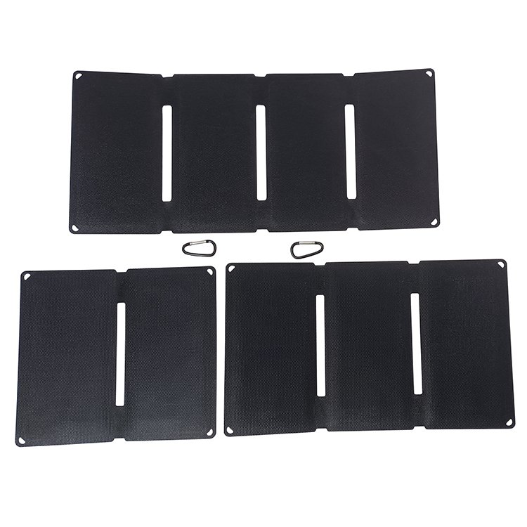 Weatherproof Outdoor Portable Camping Sunpower Solar Panela 14w 21w 28w With USB Charger Controller