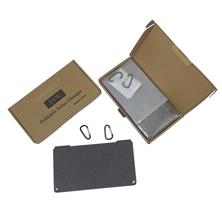 Weatherproof Outdoor Portable Camping Sunpower Solar Panela 14w 21w 28w With USB Charger Controller