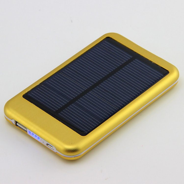 Solar Metal 10000Mah Power bank 20000mah Portable Battery Charger Usb Solar Power Bank
