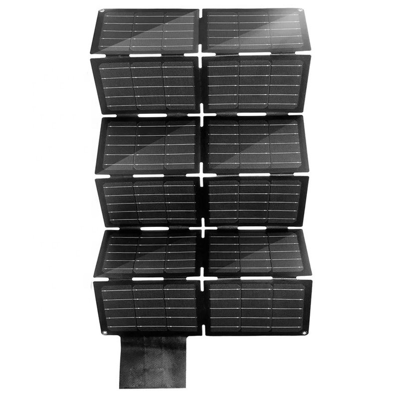 Ebike 100w 160w 200w Flexible Foldable Portable Solar Panel Charger
