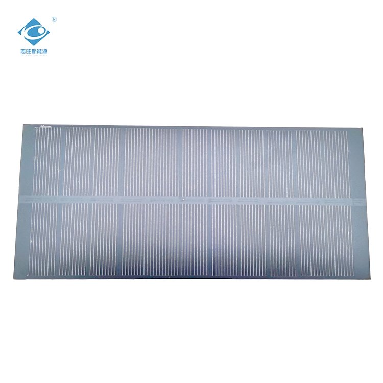 ZW-18080 Lightweight Laminated Solar Panel 5.5V PET Solar Photovoltaic Panel 1.9W Outdoor Portable Solar Panel Charger