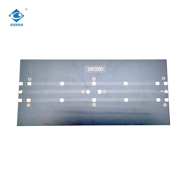 ZW-18080 Lightweight Laminated Solar Panel 5.5V PET Solar Photovoltaic Panel 1.9W Outdoor Portable Solar Panel Charger