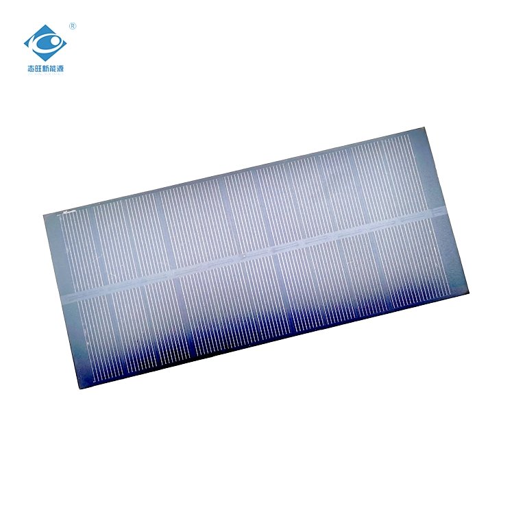 ZW-18080 Lightweight Laminated Solar Panel 5.5V PET Solar Photovoltaic Panel 1.9W Outdoor Portable Solar Panel Charger