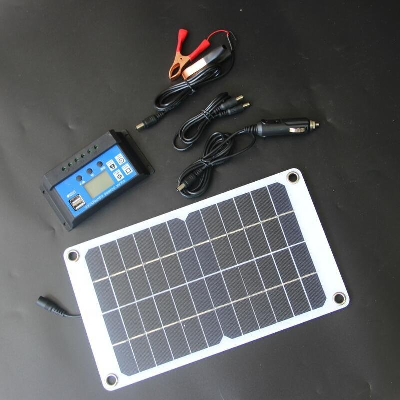 Wholesale 8W 12V Portable USB Flexible Mini Solar Panel with Controller Inside DC 5V Port for Camping Hiking Solar Charging