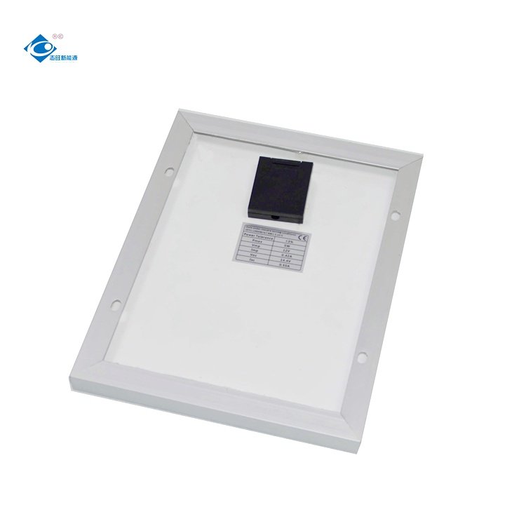 ZW-5W-12V Outdoor Camping Portable Solar Panel 5W Mini Solar Panels Power Charger 12V Aluminium Frame Solar Panels