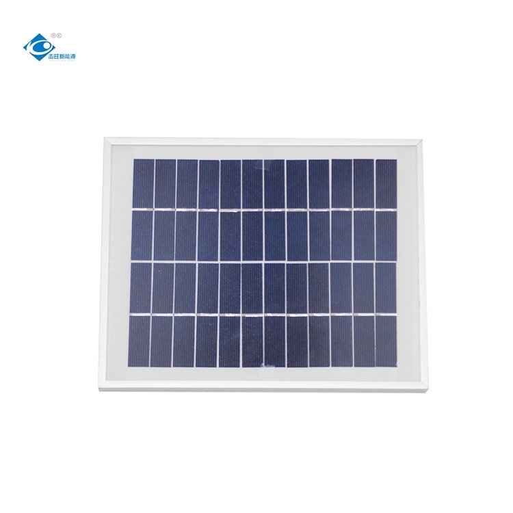 ZW-5W-12V Outdoor Camping Portable Solar Panel 5W Mini Solar Panels Power Charger 12V Aluminium Frame Solar Panels