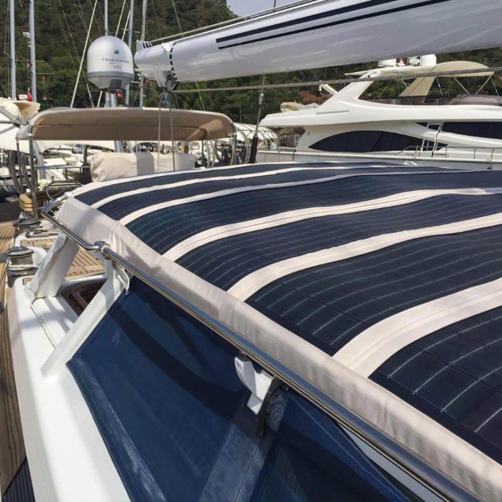 Customized 100W 200W 300W 400W 500W 1000W CIGS Flexible Solar Panel With 360 Degree Curl Capability For RV Marine