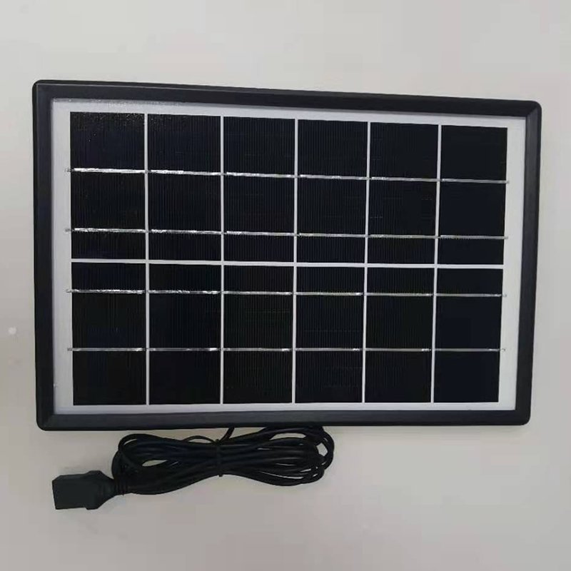 Solar panel 2W 3W 6W solar panel USB solar panel with charging usb cable
