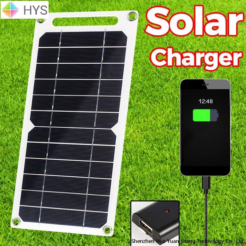 12V 6W Multi-function Battery Charger Portable Sunpower Solar Panel Charger for Camping Portable Solar Panel Solar Home System