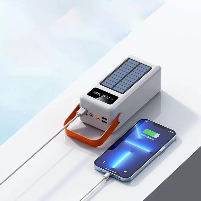High Capacity Solar Power Bank 30000mah 50000mah Solar Charger For Mobile Phones & Tablet Pc Other Electronics Solar Power Banks