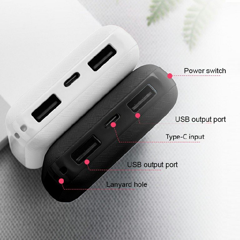 2025 Giveaway Hot Sale Gift Powerbank Type C input port OEM logo for Gift for Travel for Gift Phone Mini Portable Powerbank