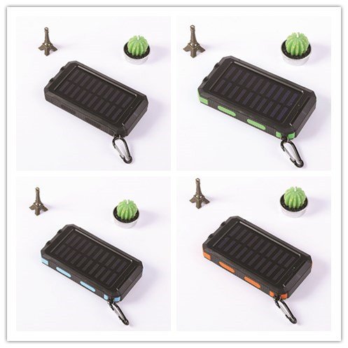 Portable 20000mah to 26800mah Waterproof Outdoor Solar Power Bank High Capacity Wireless Charger for Camping
