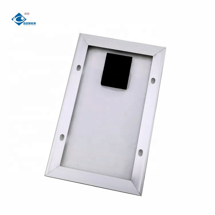 ZW-3W-12V Aluminum Framed Solar Panels 12V Mini Portable Solar Panel Charger 3W Poly Glass Laminated Solar Panel