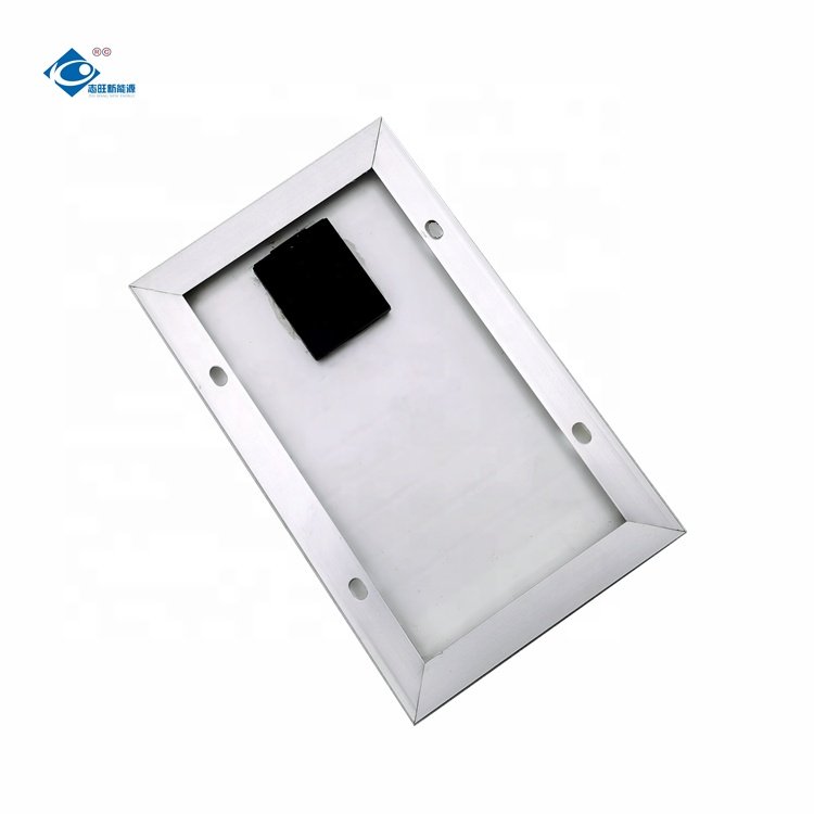 ZW-3W-12V Aluminum Framed Solar Panels 12V Mini Portable Solar Panel Charger 3W Poly Glass Laminated Solar Panel