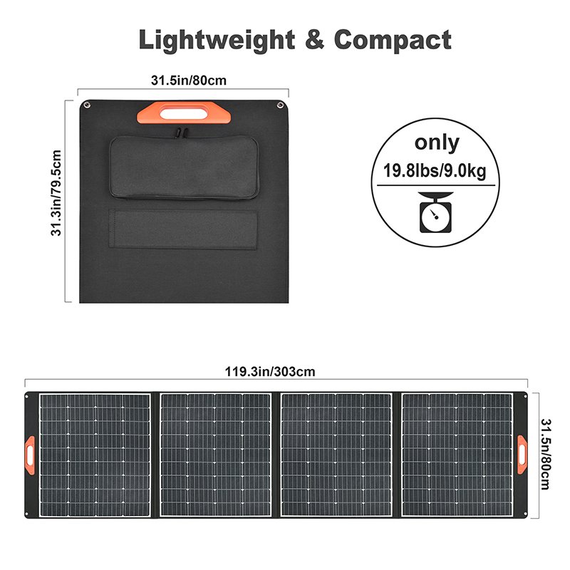 Monocrystalline solar panel 60W 120W 140W 200W 400w Portable Power Station High Efficiency Flexible Solar Panels