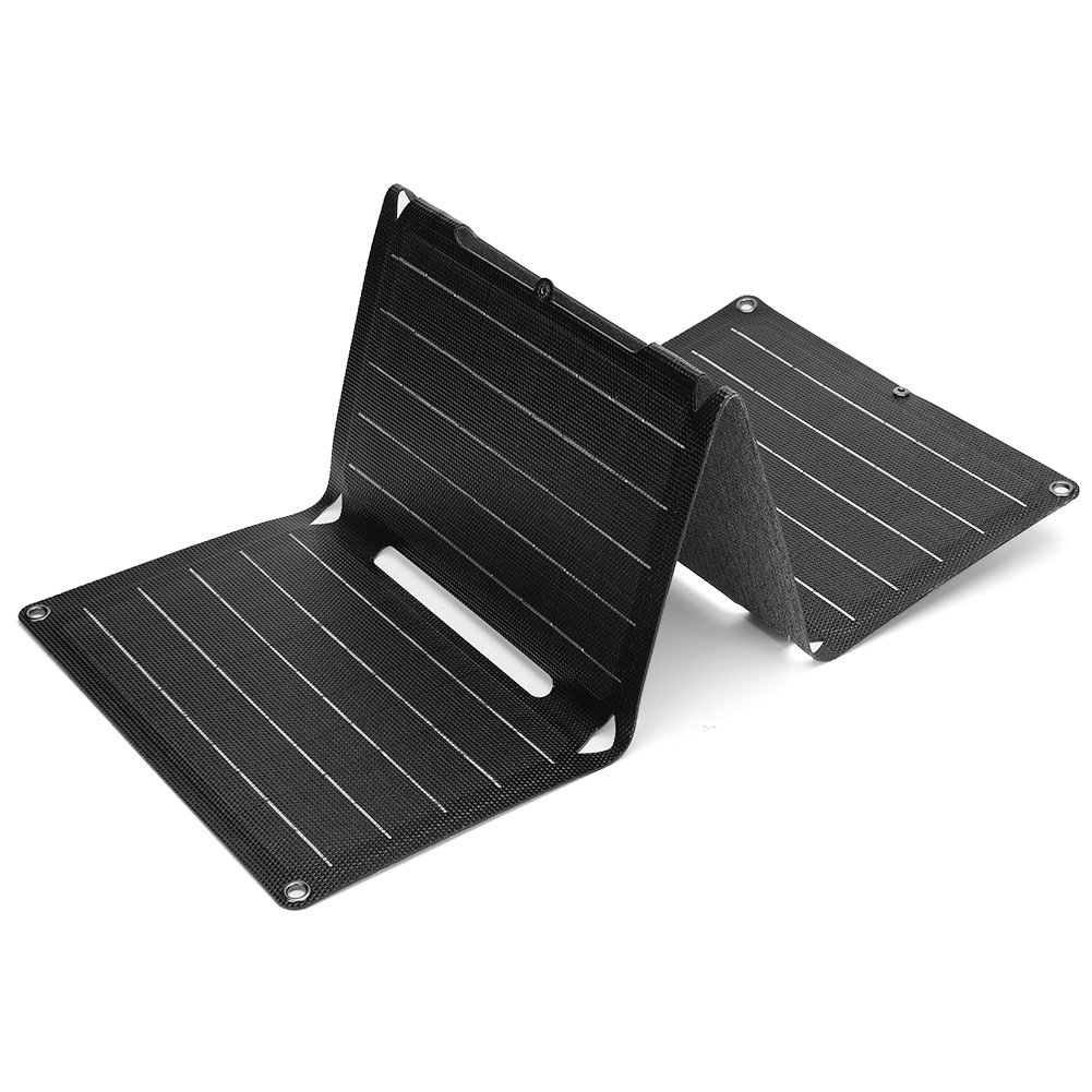 30W Foldable ETFE Solar Panel Charger USB /5V Type-c / DC 18V Waterproof Portable Solar Bag for Mobile Phone Outdoor Camping