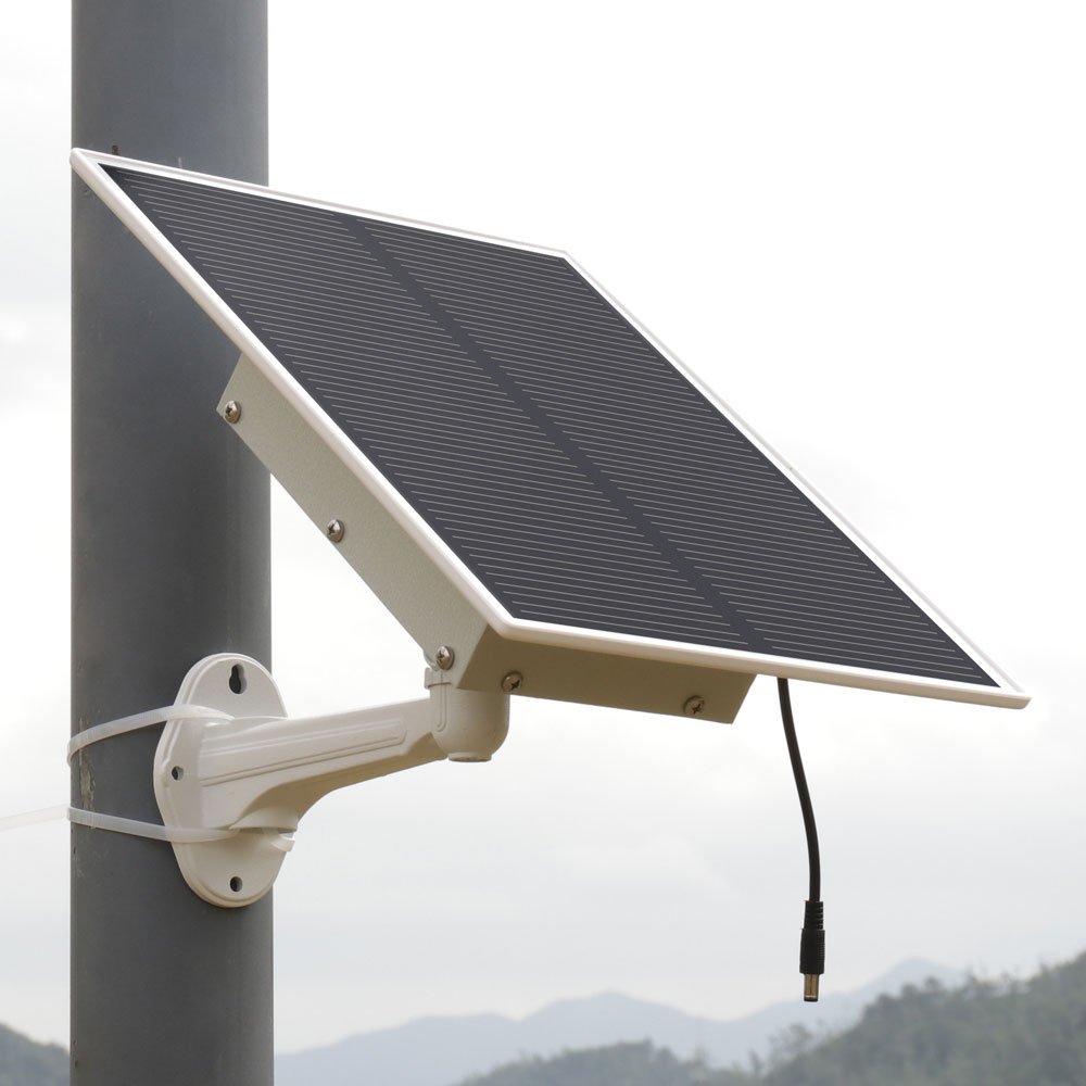TecDeft 12v Solar Panel Kit With Battery 20000mah Outdoor Solar Charger Panel For Cctv Security solar camera Hunting Camera