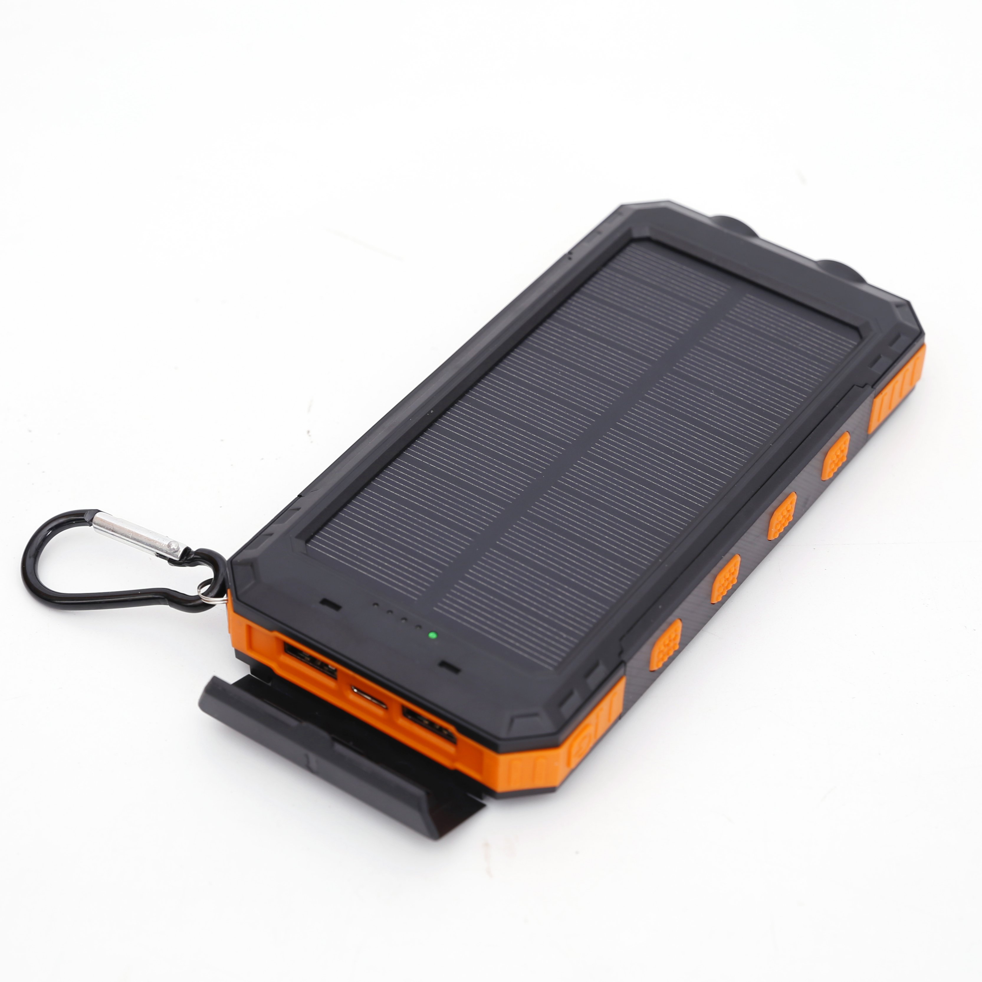 Best Selling Outdoor 10000mah portable solar charger Waterproof Solar power bank Panel Charger Powerbank With Led Light