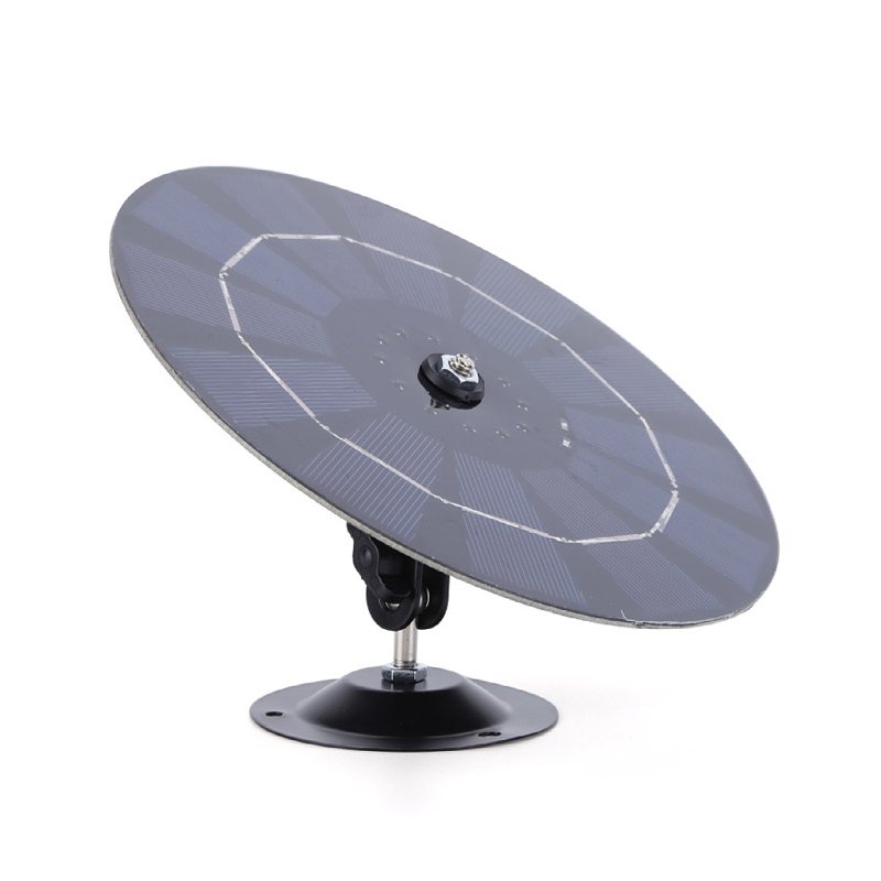 2.5W 5W Mini Solar Panel 5V Round Shape Solar Panel Charger for Mobile Phones Dollbell Camera Energy Micro USB Solar Charger