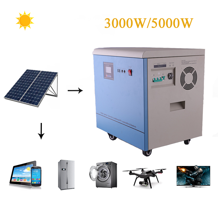 Real-Time LCD Displays 3000W 5000W Power Station Solar Power Bank Charger for Emergency Indoor and Outdoor Power supply