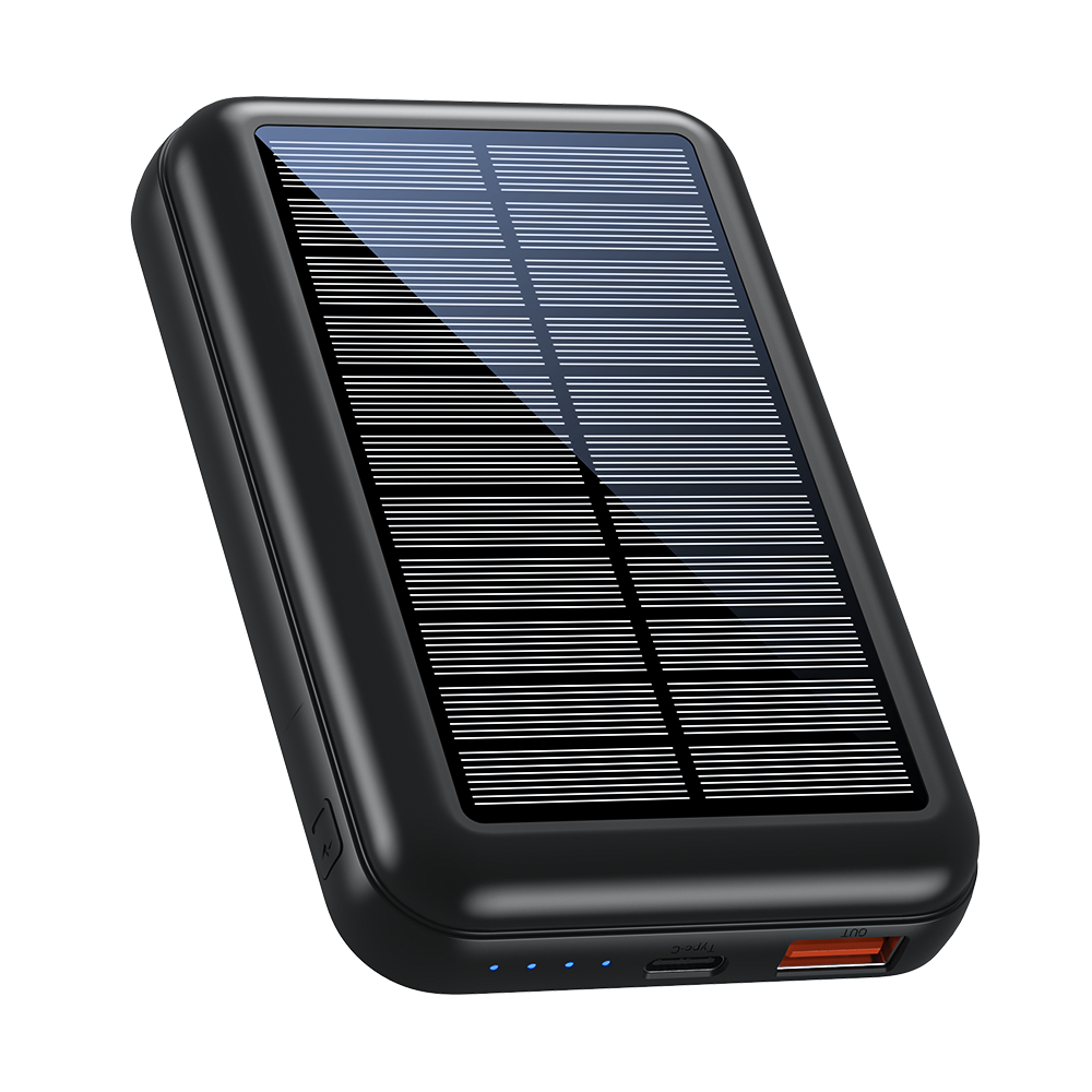 Mini Power Bank Charger 10000mAh Large Capacity PD20W Fast Charging Magnetic Portable Wireless Charging Solar Mobile Power