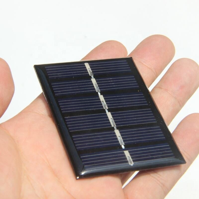 BUHESHUI 0.3W 3V Mini Solar Panel with Wires Polycrystalline Solar Cell DIY Solar Charger & Education Kits 65*48MM