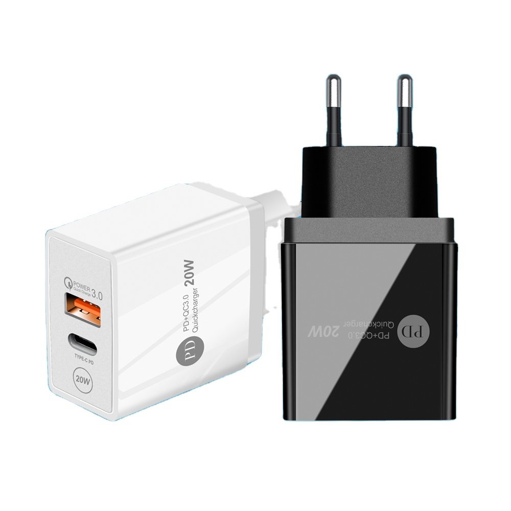New Design Pd20w+qc3.0 Mobile Phone Charger For Iphone12 Samsung Lg Huawei Htc Iphone12type-c Charging Port Adapter