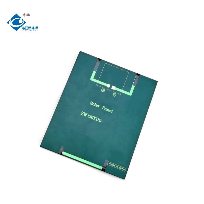 12V Poly Epoxy Sealed Solar Panel 2.4W Customized Solar Panels Charger ZW-136110-12V Mini Solar Panels Power Charger