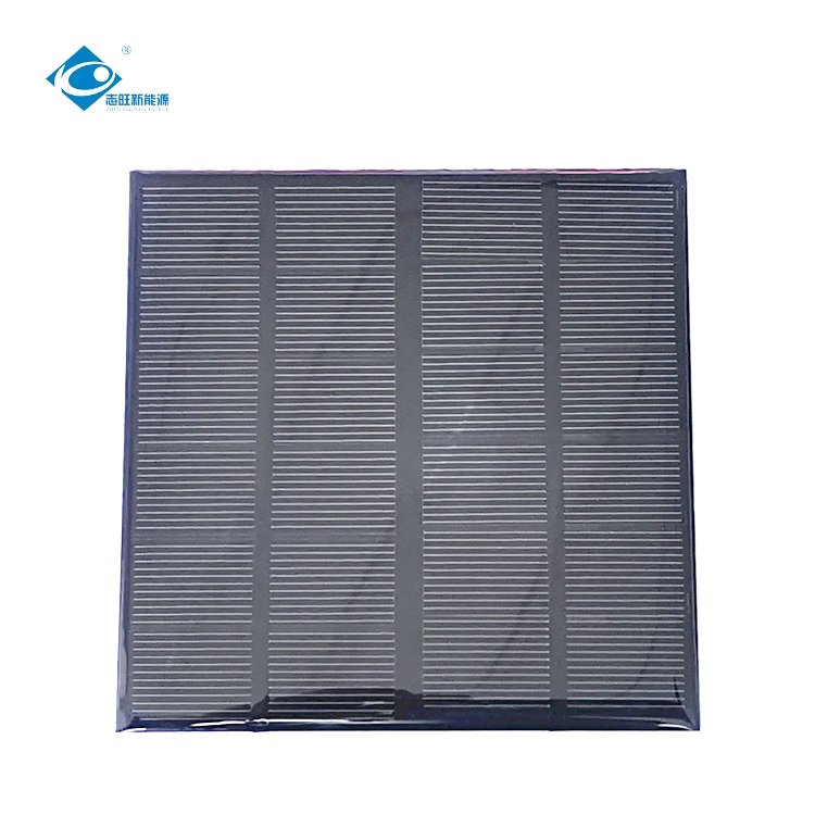 2W Mono Epoxy Adhesive Solar Panel ZW-115115-6V Lightweight Silicon Solar Panel Module 6V Mini Solar Panels Power Charger