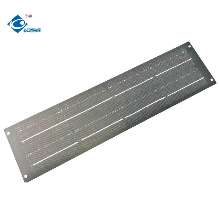 6V Strip PET Solar Photovoltaic Panel ZW-45595 Outdoor Portable Solar Panel Charger 5.9W Strip Laminated Solar Panel