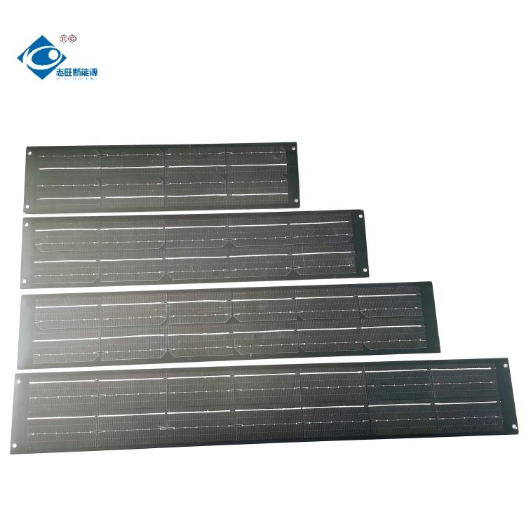 6V Strip PET Solar Photovoltaic Panel ZW-45595 Outdoor Portable Solar Panel Charger 5.9W Strip Laminated Solar Panel