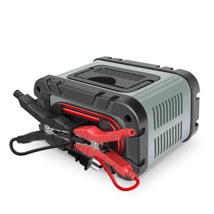 New Product Ideas 2023 E-FAST Super Large Digital Display Full Intelligent 12V 6A Car Battery Charger with Intelligent chip