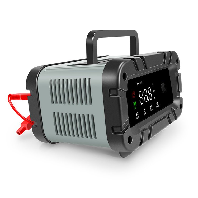 New Product Ideas 2023 E-FAST Super Large Digital Display Full Intelligent 12V 6A Car Battery Charger with Intelligent chip