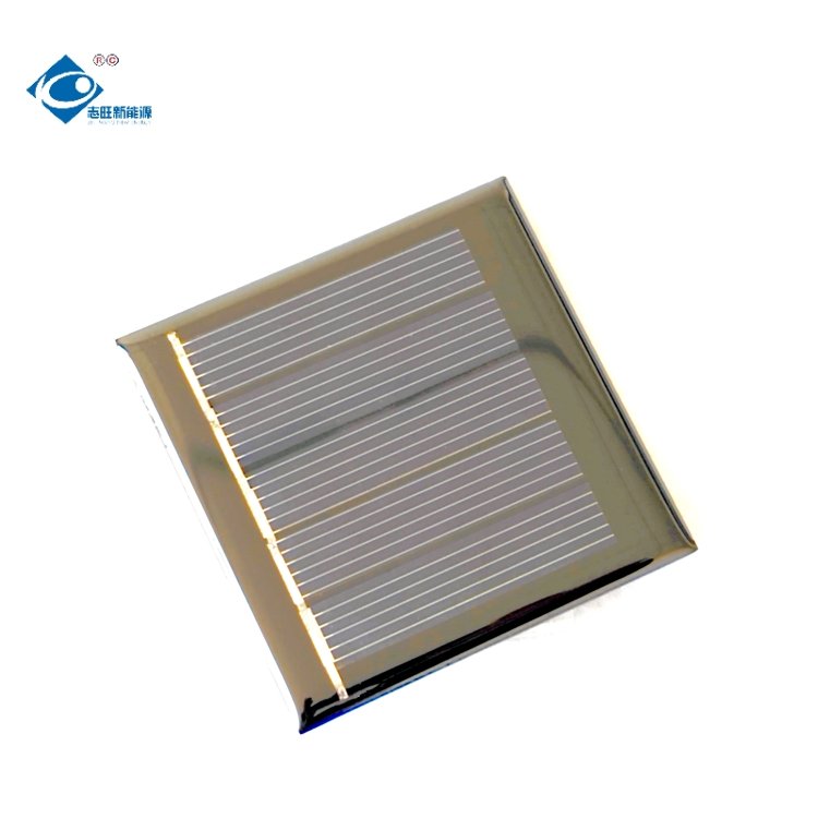 Epoxy Adhesive Solar Panel 0.25W EMini Epoxy Solar Panel ZW-545545-2.5V Camping Mobile Solar Panel Charger 2.5V
