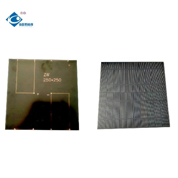 Epoxy Resin Solar Panel ZW-250250-MP Lightweight Silicon Solar Panel Module 5V Mini Solar Panels Power Charger 12W