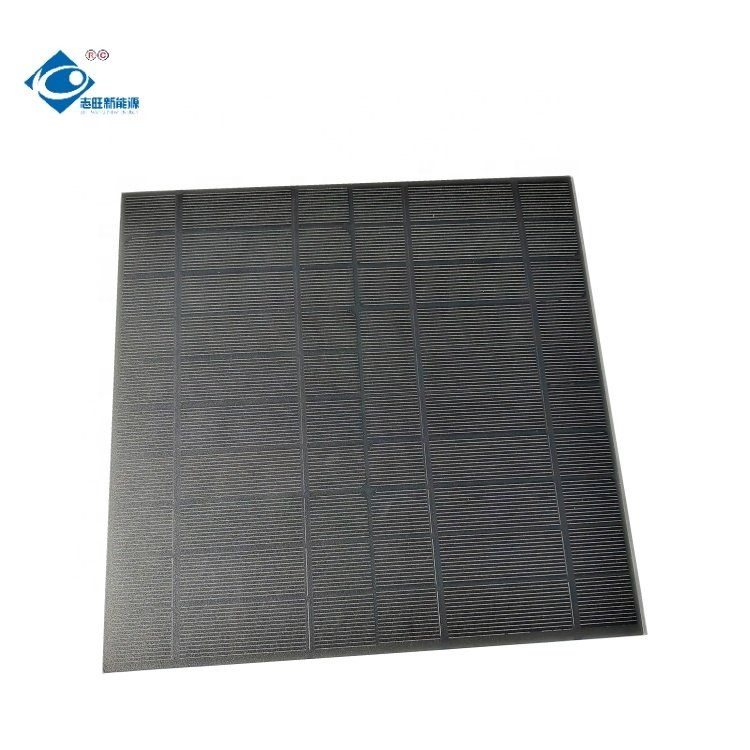 Epoxy Resin Solar Panel ZW-250250-MP Lightweight Silicon Solar Panel Module 5V Mini Solar Panels Power Charger 12W