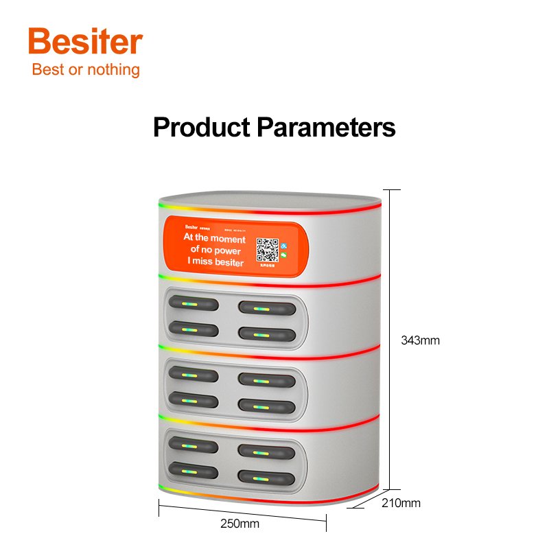12 slots Restaurant Mobile Phone Portable Chargers Station 5000mah charging station for watch and mobile phone