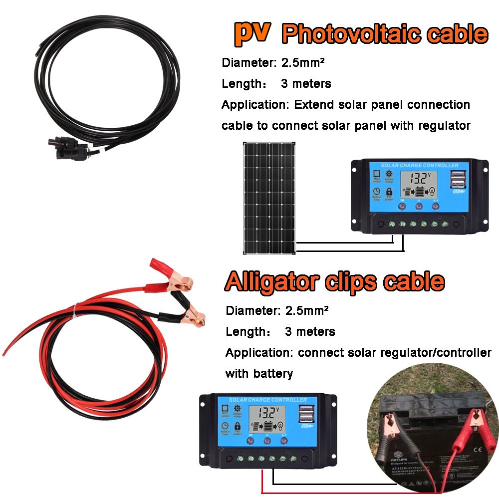 100W 12V Flexible Solar Panel Monocrystalline Cell 12 Volt Semi-Flexible for Marine RV Trailer Boat Cabin Van Car