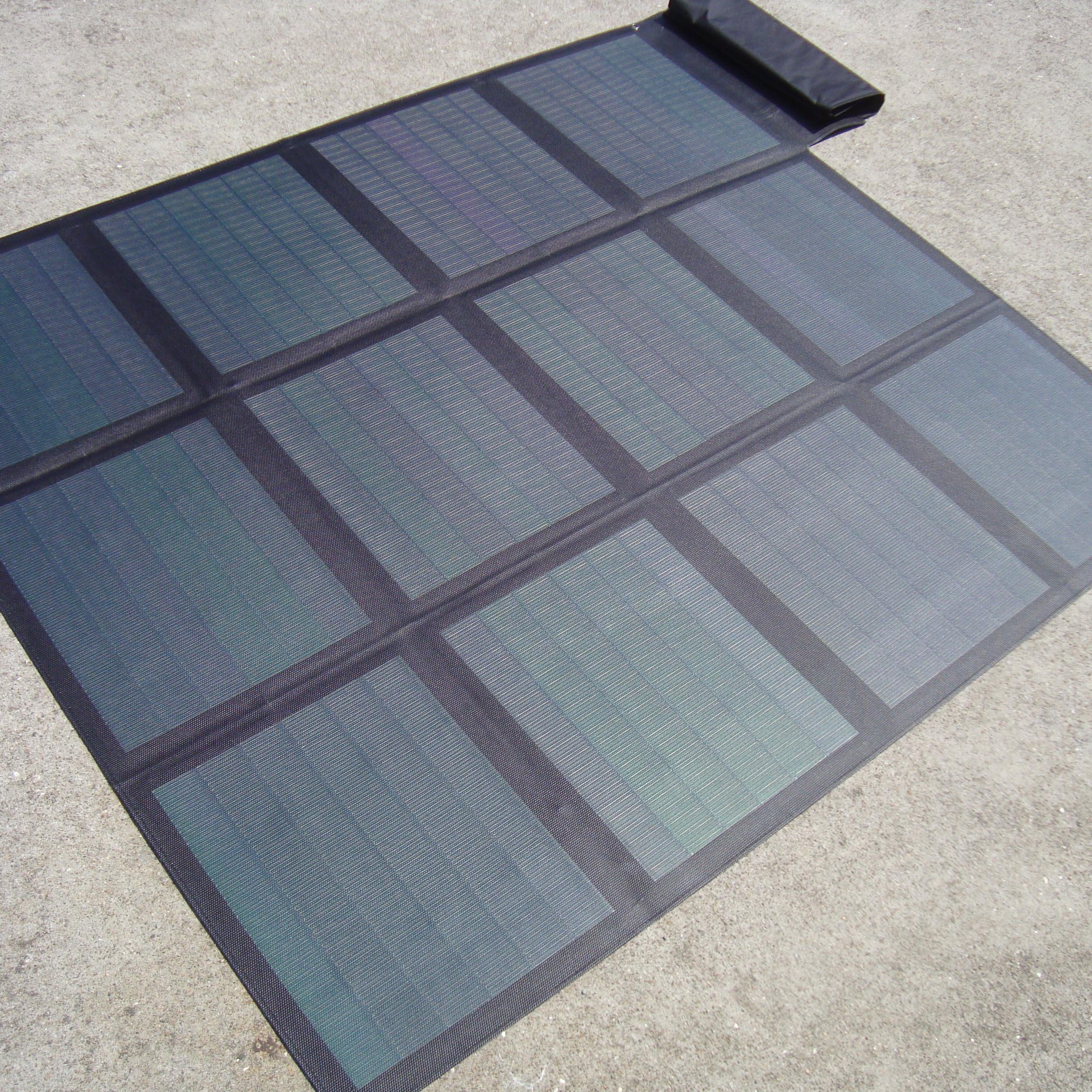 CE approval flexible portable solar panel module for hiking, adventure