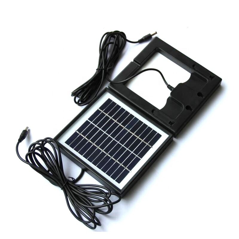Wholesale 2W 12V Solar Panel Mini with 3M DC5521 Cable for Solar Garden Light Use Portable Chargers Outdoor Household Lighting