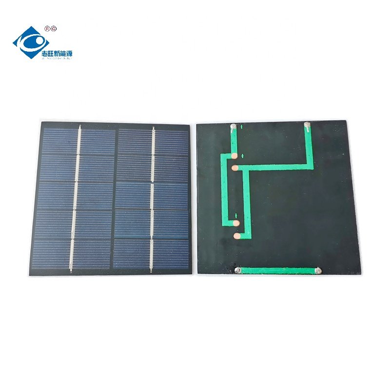 1.5W Semi-Flexible Solar Panel ZW-9898-P Outdoor Flexible Solar Panel Charger 5V Mini PET Solar Photovoltaic Panel