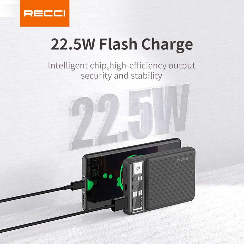Wholesale Power Bank Super Fast Charging 10000mah Power Bank Portable Chargers with Two Cables for iPhone Android phone