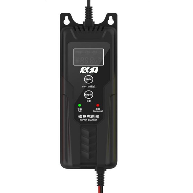 ESG Lead Acid Solar Battery repair charger 12V 2A 3A 6A battery charger Pulse Repair LCD repair solar charger