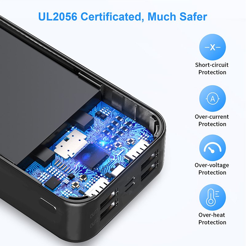 Trending OEM Mobile Usb Powerbank 500000 Mah 30000mah Portable Charger Waterproof 20000mah Solar Power Bank 50000mah For Camping