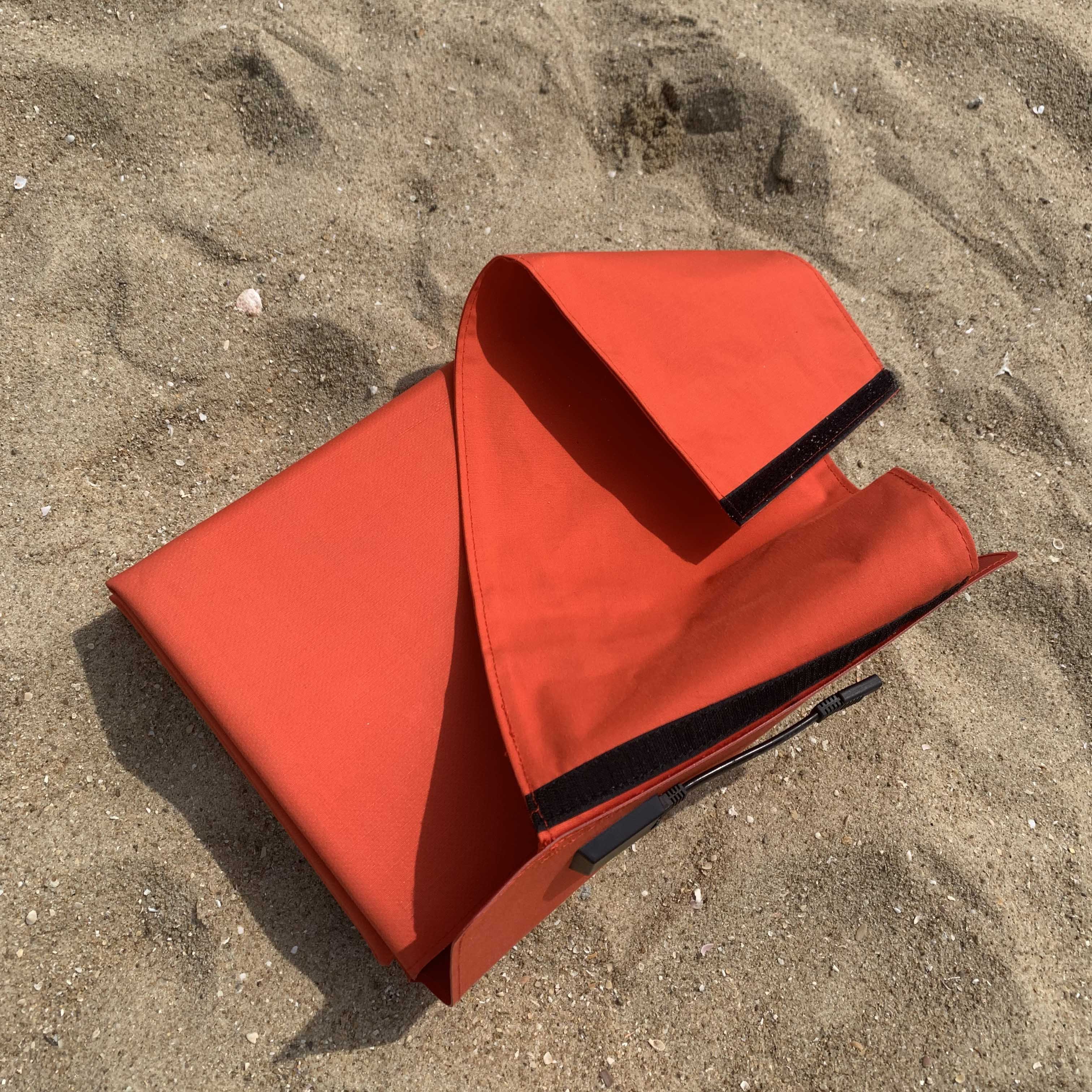 PD Support 75W Flexible Foldable Amorphous Solar Power Panel For Charging 4WD Car Batteries
