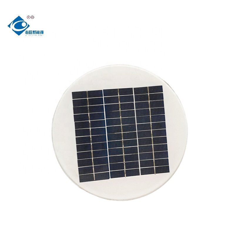 2.5W Transparent Glass Solar Panel ZW-Dia180-18V Glass Laminated Solar Panel 18V Outdoor Ruggedized Mini Solar Panel Charger