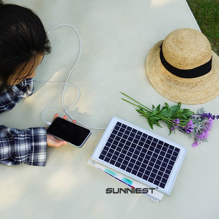 Sunniest customizable economical Sun Power Mini Solar Panels 5W-18V Residential Solar Power Panel 5W Power Charger Solar Panel