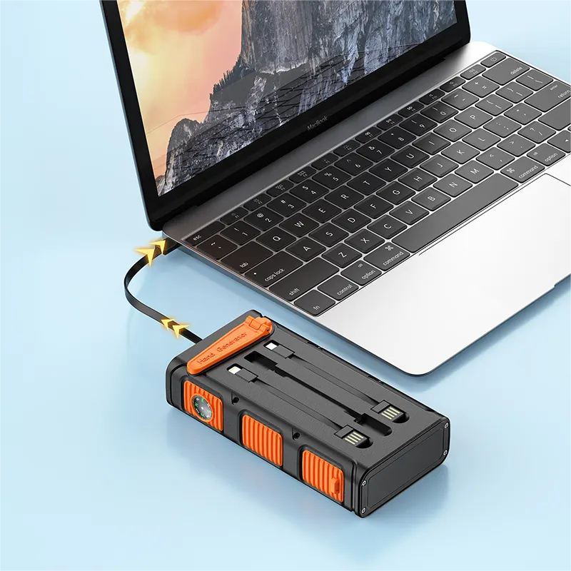 Large Solar Chargers 40000 mAh Solar Panel Charger For Laptop with Quick Charger USB-C for Camping Power Bank for Laptops