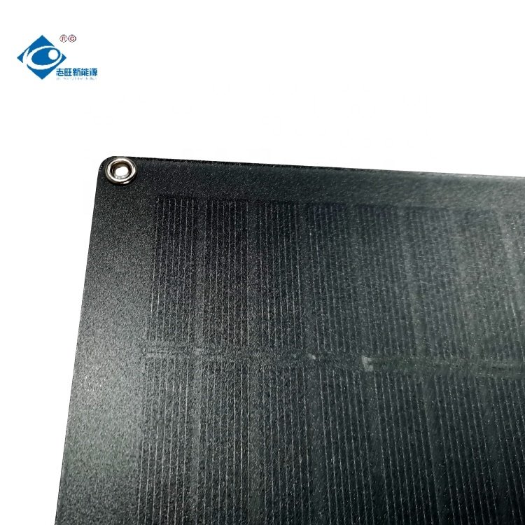 5.6W RV Camping Solar Panel Blanket ZW-220180-18V Portable Solar Panel Blanket 18V ETFE Flexible Solar Panel Charger